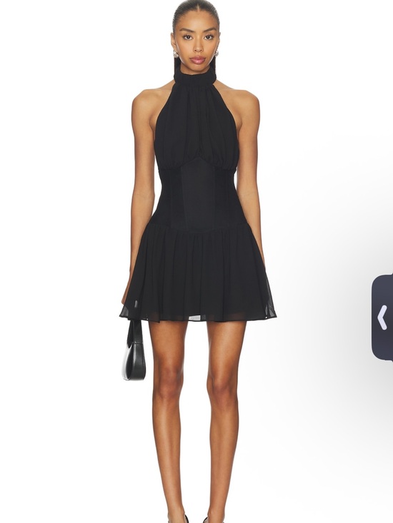 More To Come Dresses & Skirts - Women's Black Halter Mini Dress - Sleek Evening Party Dress